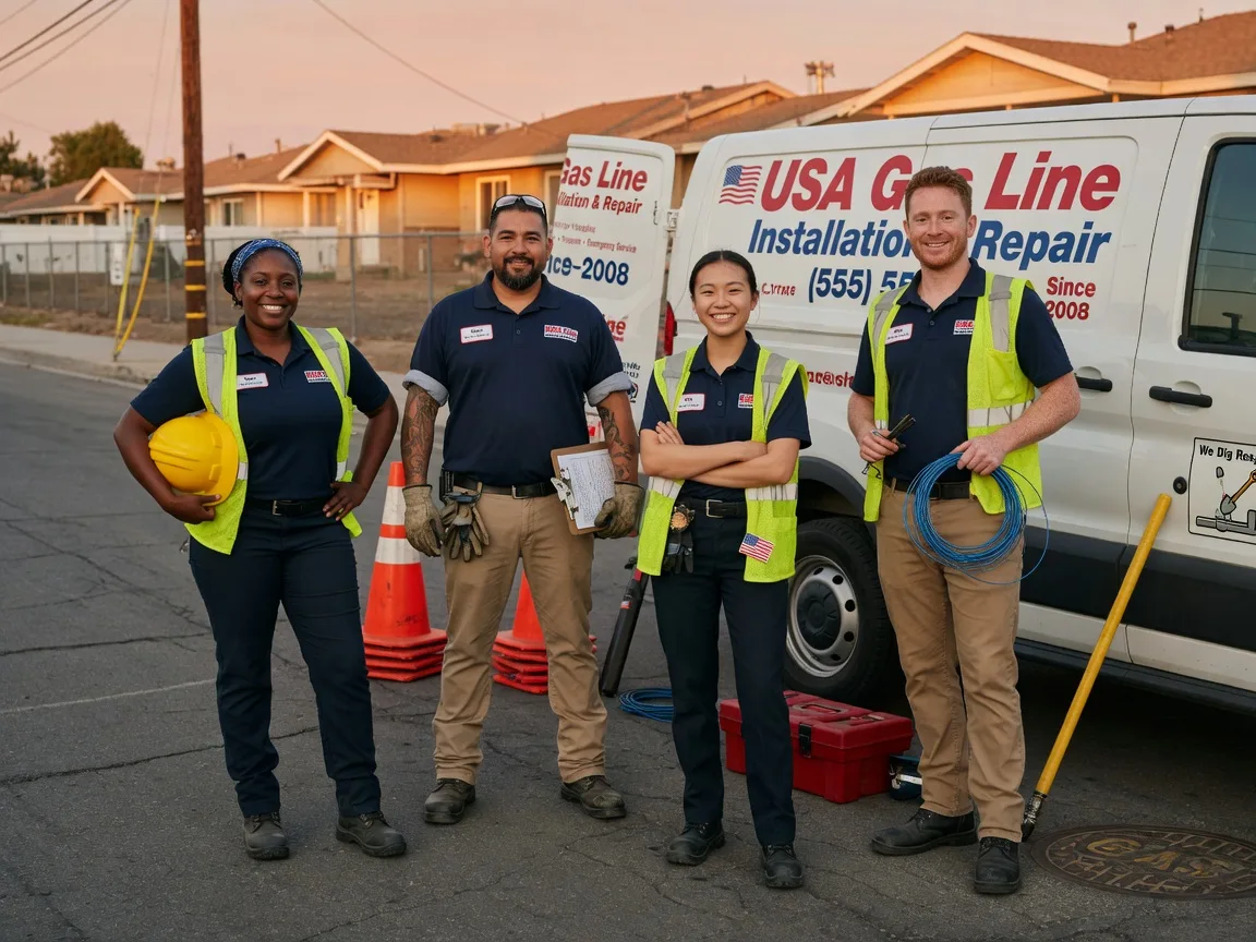 Gas Line Installation company in Carmine, TX